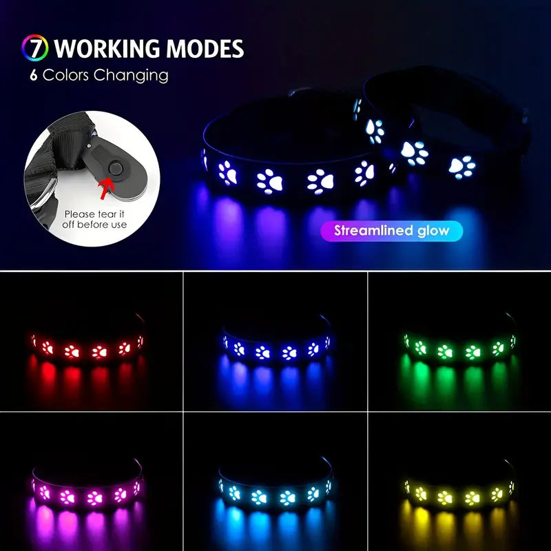 LED Hundehalsband